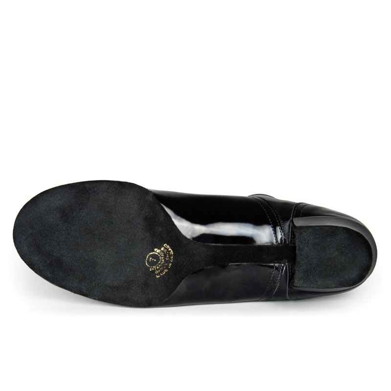Contra - Black Patent, Mens Ballroom Dance Shoes (Pictured on the 1" Contra Heel)