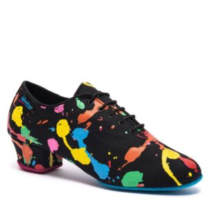 Katya Heather Split - Art Attack!, Split Sole Ladies Teaching and Practice Dance Shoes (Pictured on the 1.5" Heather Heel)