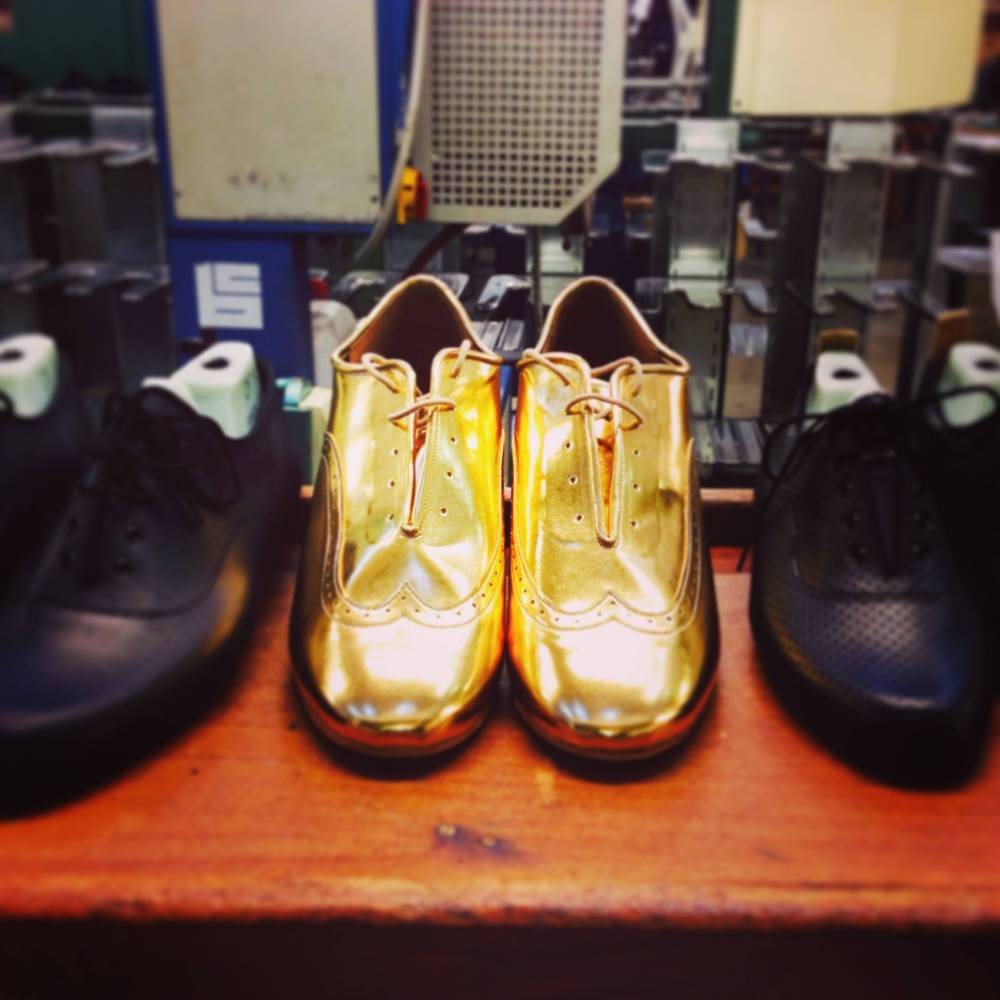 Brogue - Gold, Mens Ballroom Dance Shoes