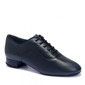 Vegan Contra - Black Calf, Animal Free Mens Ballroom Dance Shoes (Pictured on the 1" Contra Heel)