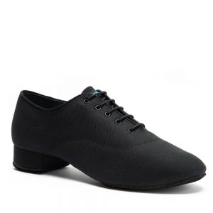 Contra PRO - Black Lycra, Mens Ballroom Dance Shoes (Pictured on the 1" Contra Heel)