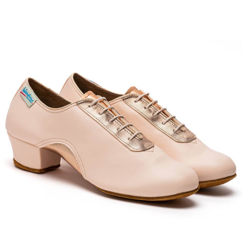 Artiste SS - Himalayan Rose, Split Sole Ladies Teaching and Practice Dance Shoes (Pictured on the 1.5" Heather Heel)