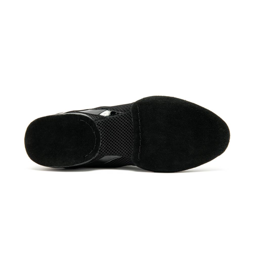 Tempo - Black Patent/AirMesh, Unisex Dance Trainer